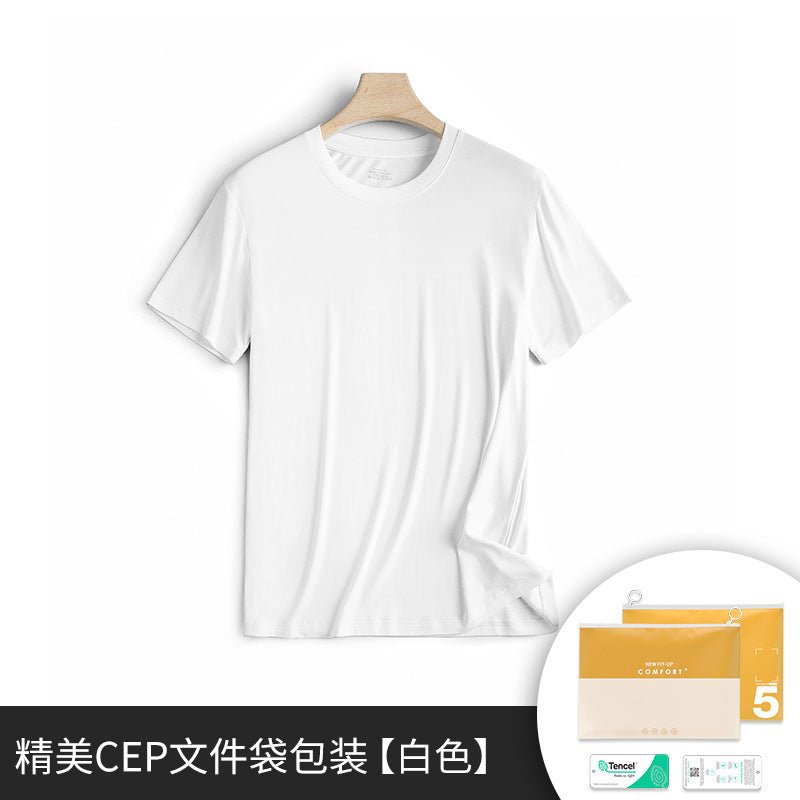 Men's Double-Sided Modal Short Sleeve T-Shirt (60pcs)