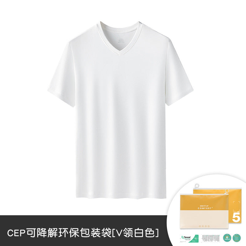 Men's Double-Sided Modal Short Sleeve T-Shirt (60pcs)