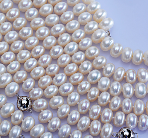 Dailan Freshwater Pearl Necklace 10-11mm Strong Light