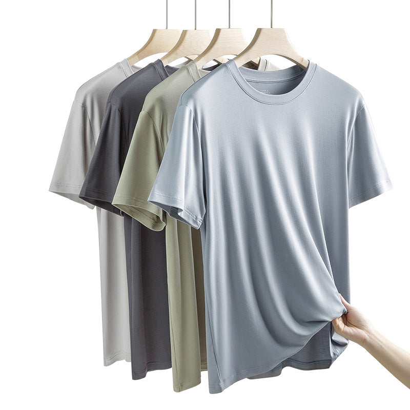 Men's Double-Sided Modal Short Sleeve T-Shirt (60pcs)