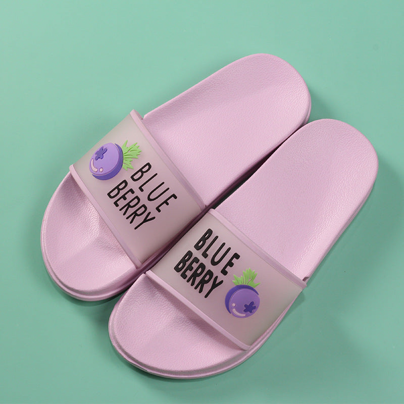 Celebrity Home Fruit Slippers for Cozy Comfort
