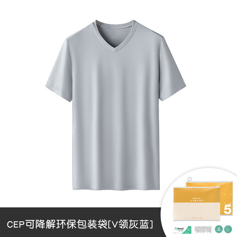 Men's Double-Sided Modal Short Sleeve T-Shirt (60pcs)