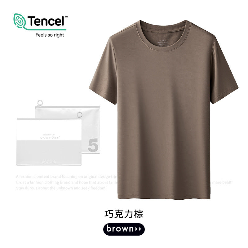 Men's Double-Sided Modal Short Sleeve T-Shirt (60pcs)