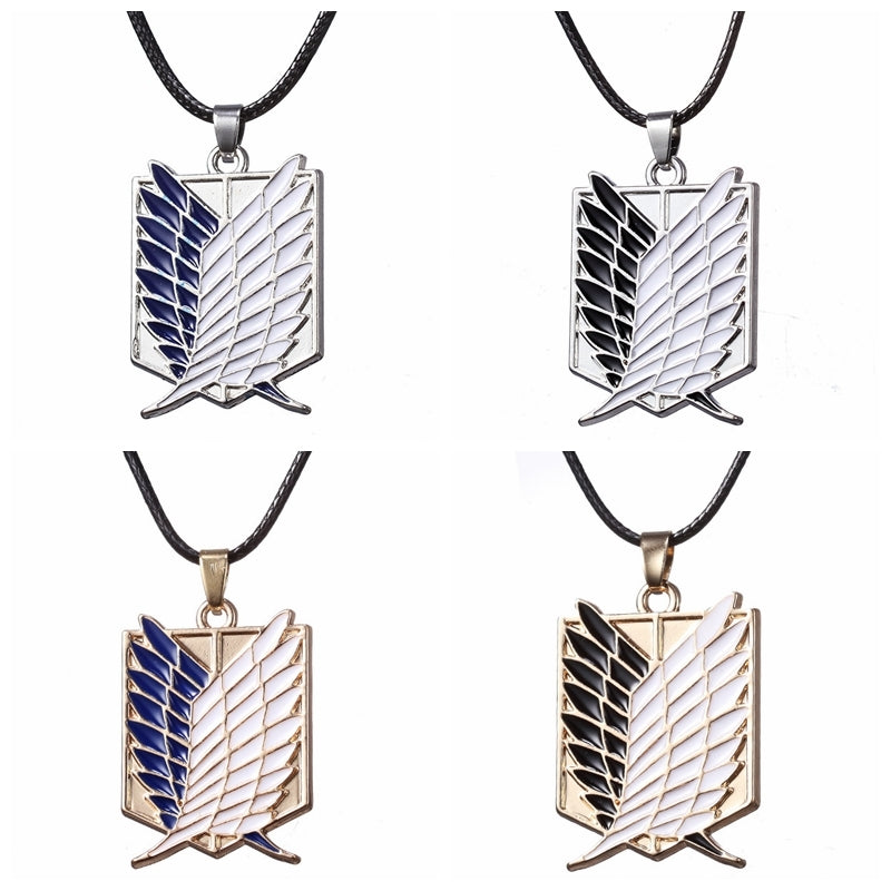 Attack on Titan Wings Necklace for Couples Gift