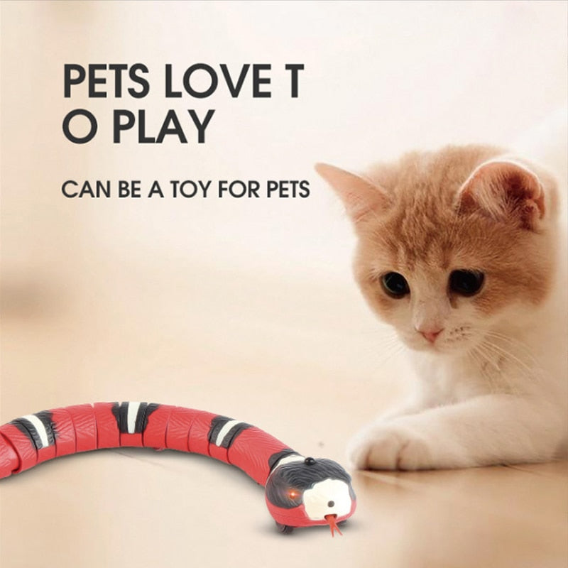 Smart Sensing Snake Cat Toy – Automatic Interactive Electronic Toy