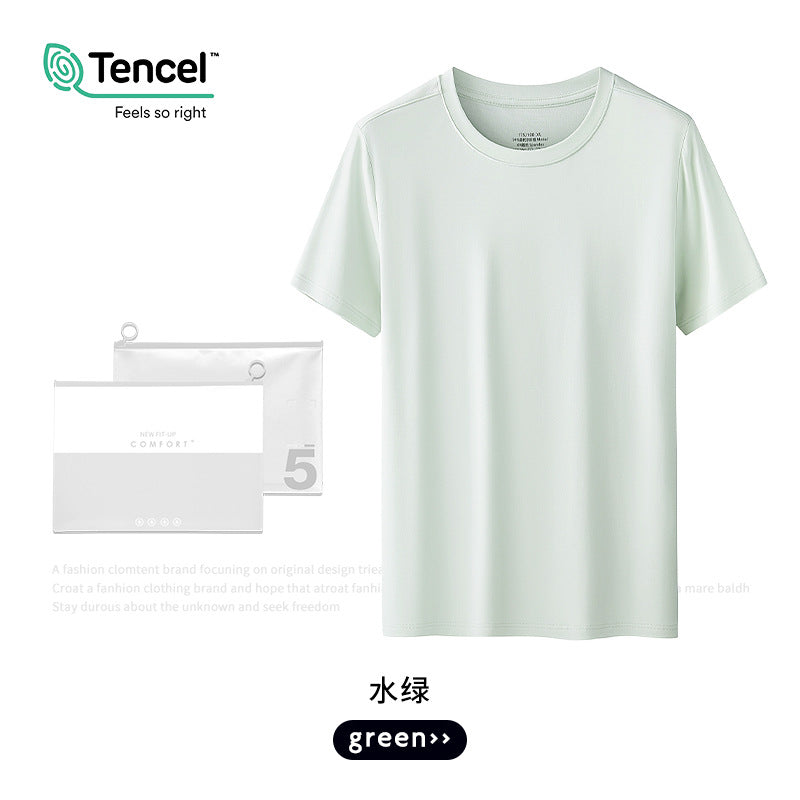 Men's Double-Sided Modal Short Sleeve T-Shirt (60pcs)
