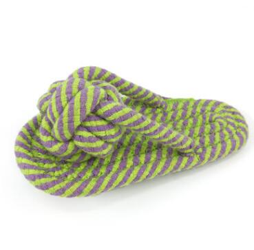 Durable Cotton Rope Slippers Dog Chew Toy