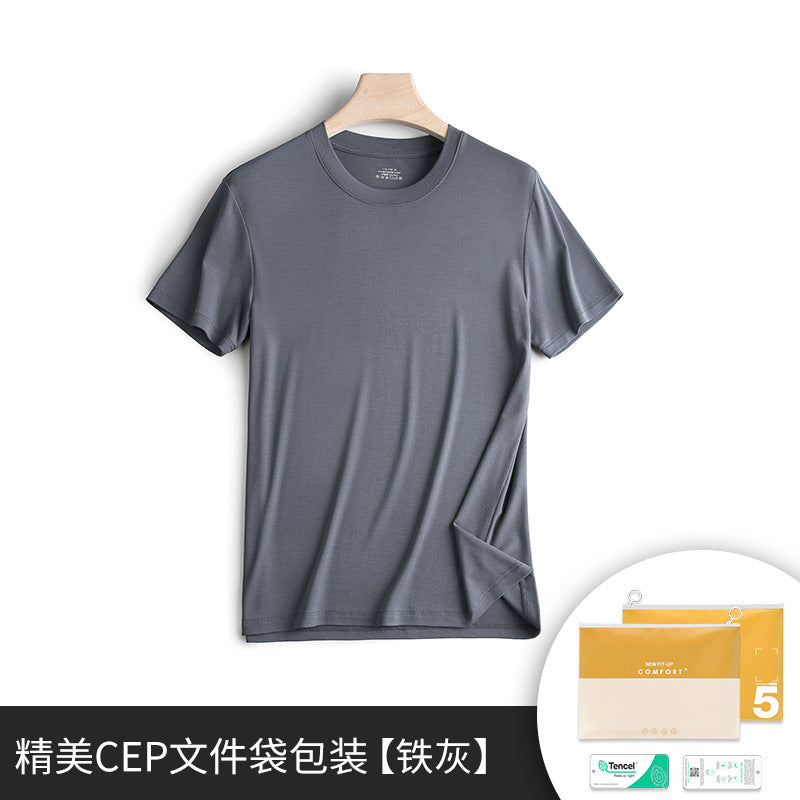 Men's Double-Sided Modal Short Sleeve T-Shirt (60pcs)