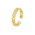 Personalized Plated Coin Ring for Women's Fashion