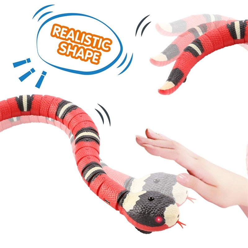 Smart Sensing Snake Cat Toy – Automatic Interactive Electronic Toy