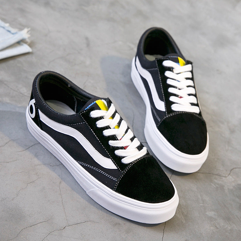 2020 Fall New Women's Suede Flat Lace-Up Sneakers