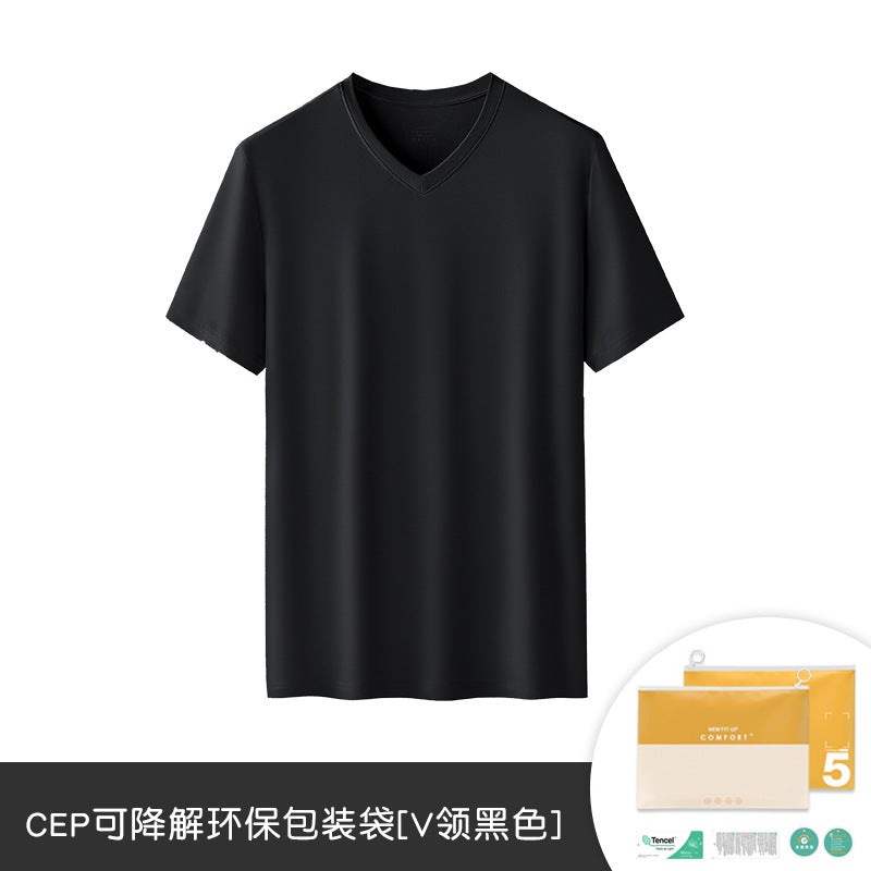 Men's Double-Sided Modal Short Sleeve T-Shirt (60pcs)