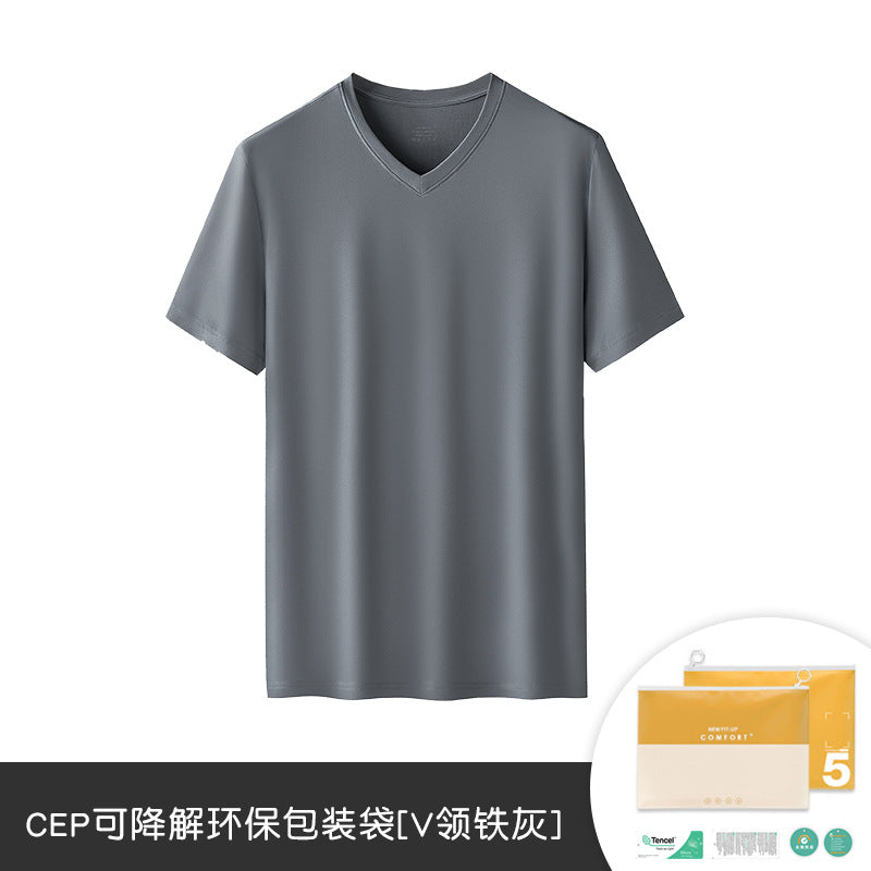 Men's Double-Sided Modal Short Sleeve T-Shirt (60pcs)