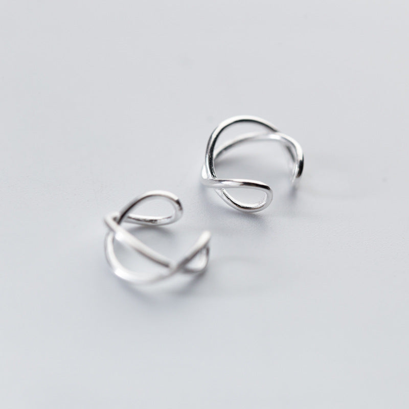 Fashionable Irregular Knot Ear Clips for Non-Pierced Ears