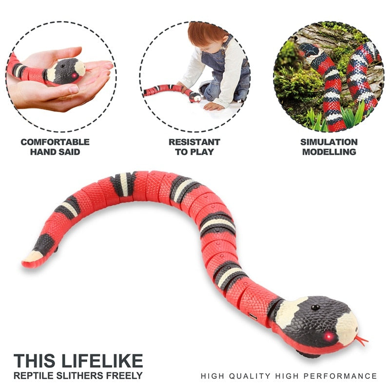 Smart Sensing Snake Cat Toy – Automatic Interactive Electronic Toy
